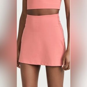 Girlfriend Collective pink high rise active skort
